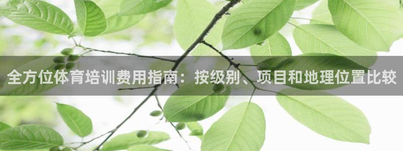 焦点娱乐app下载安装苹果：全方位体育培训费用指南：