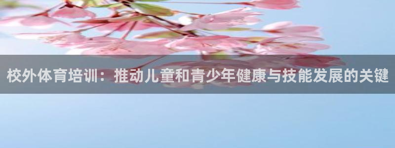 焦点娱乐软件版本大全：校外体育培训：推动儿童和青少年